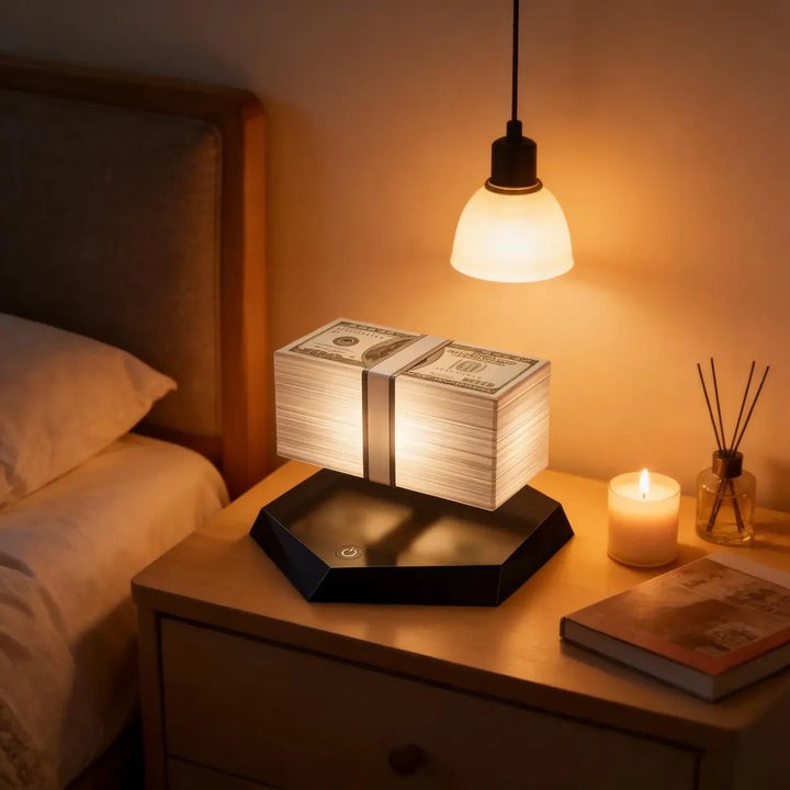 On a bedside table